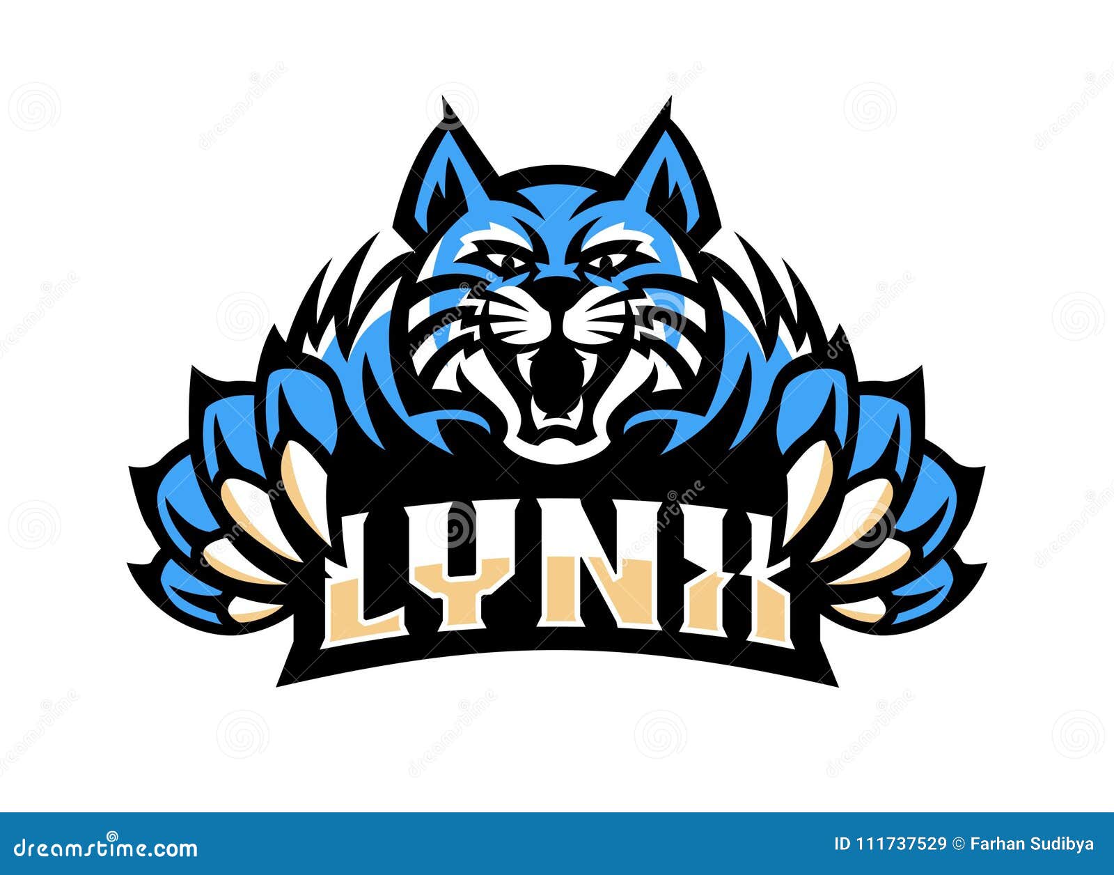 lynx wildcat logo mascot  