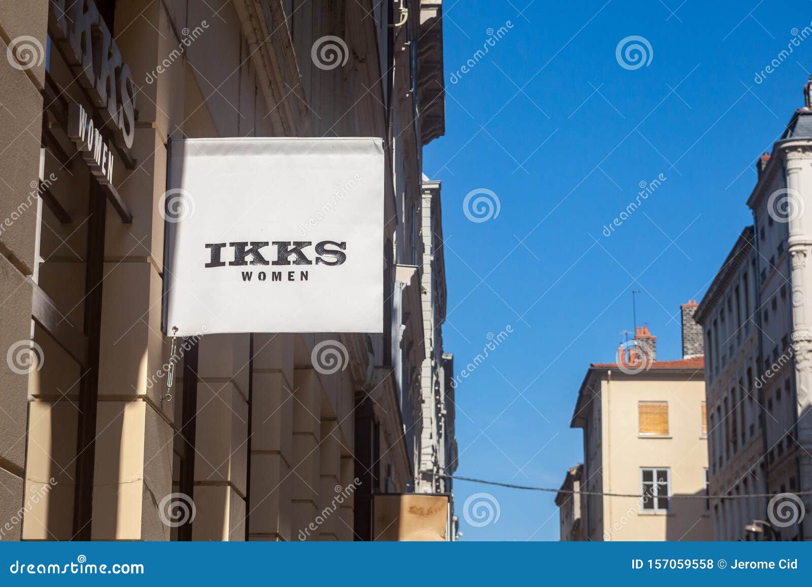 Ikks Logo in Front of Their Shop for Lyon. Part of Zanier Group, Ikks ...