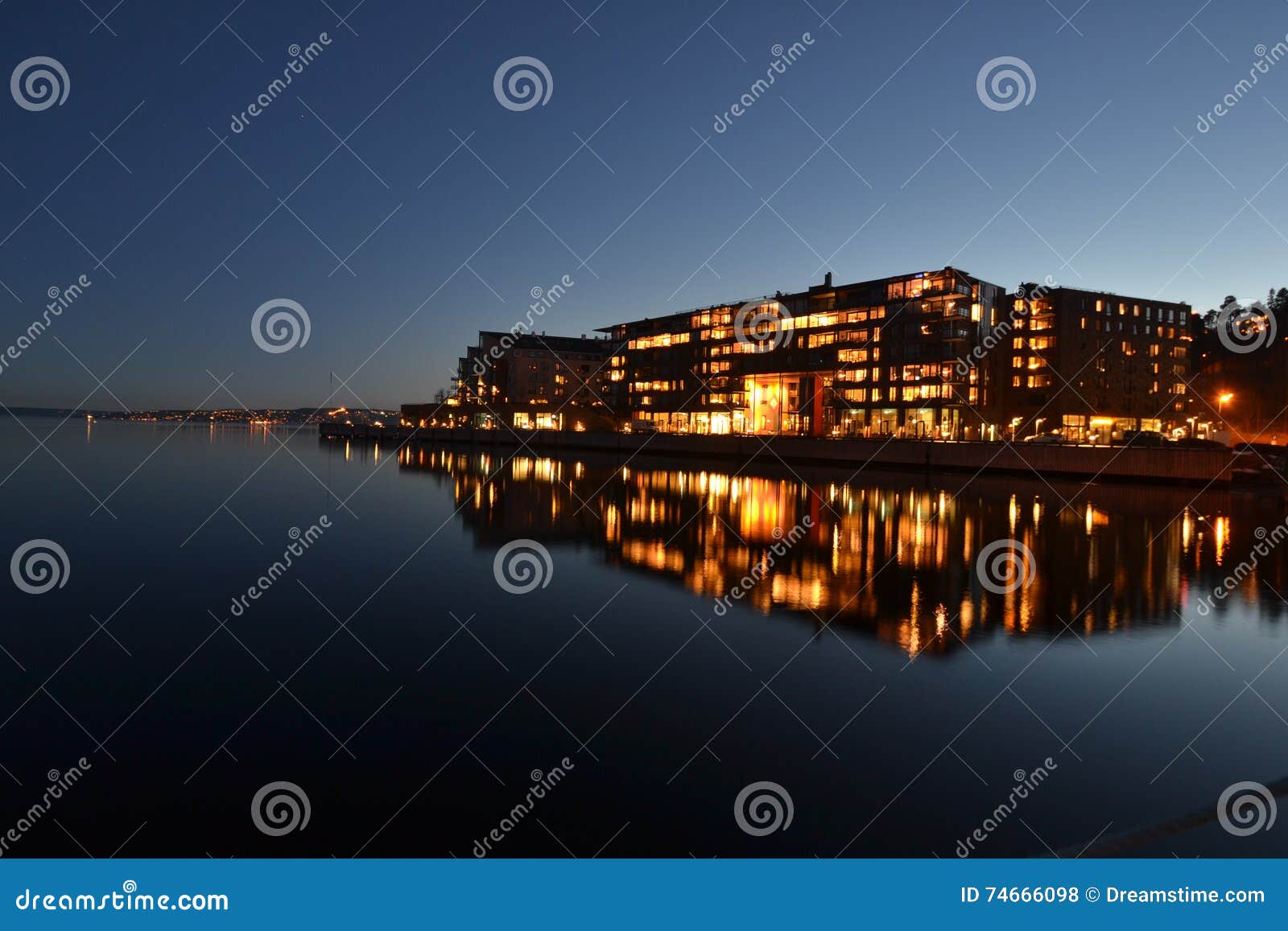 Lysaker brygge, Norway stock Image of norway, - 74666098