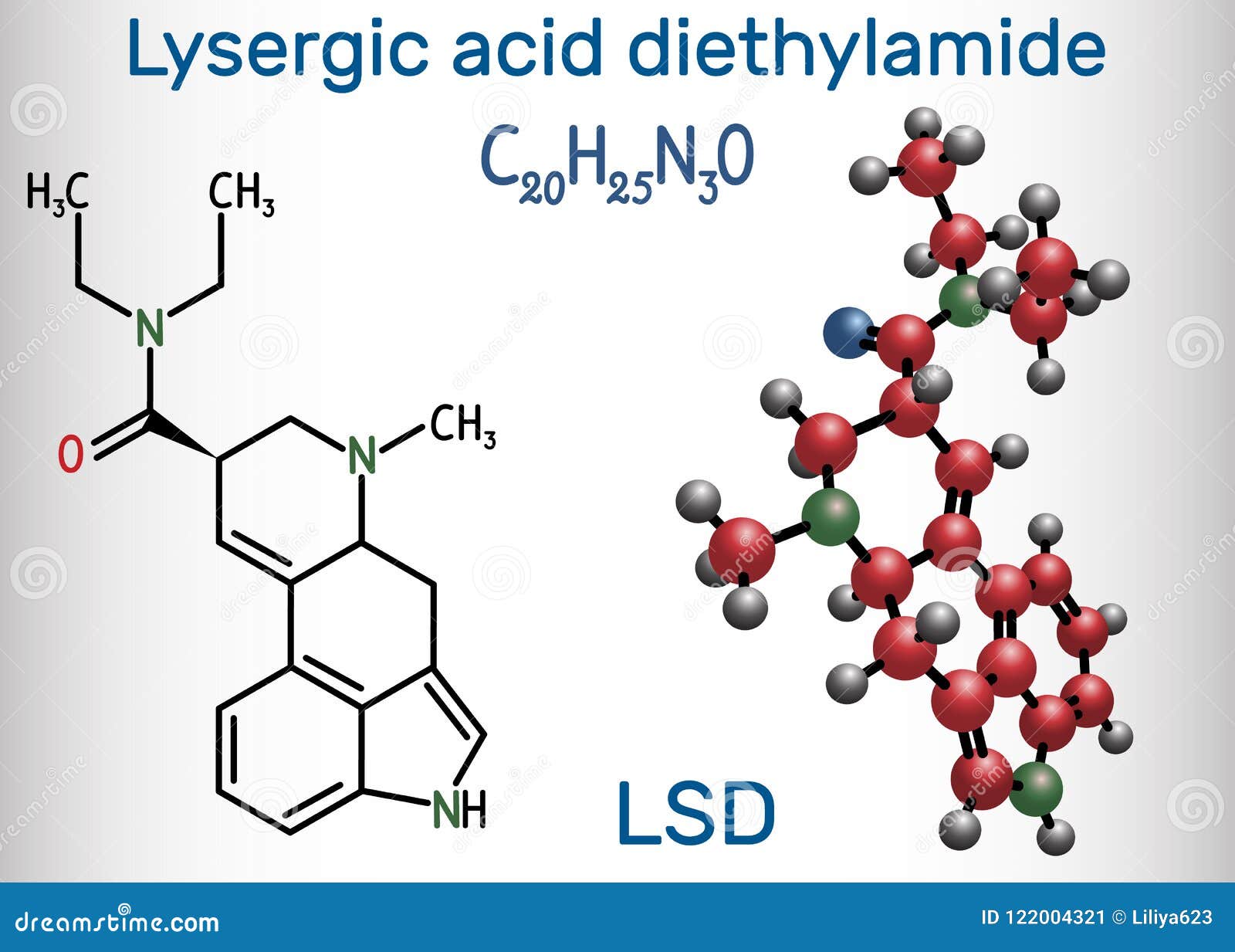 lysergic acid diethylamide lsd. it is a hallucinogenic drug. s