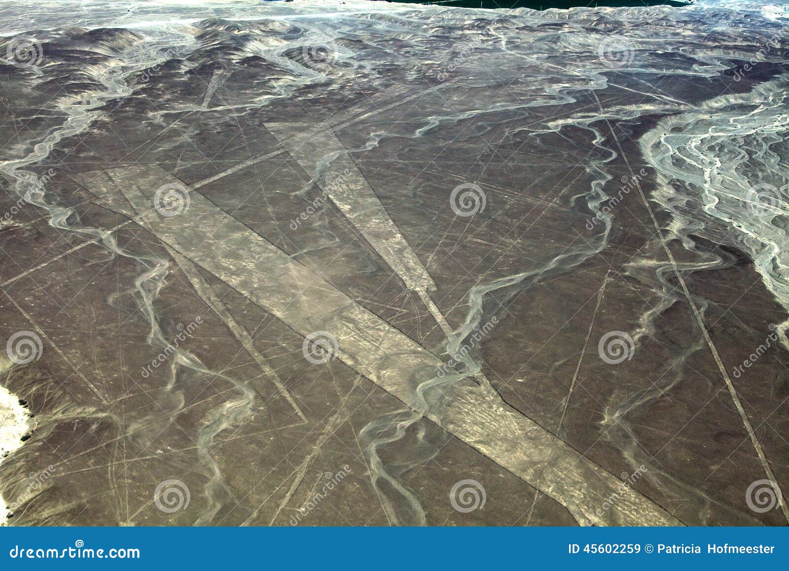 Las líneas de Nazca en Perú Sitio del patrimonio mundial de la UNESCO