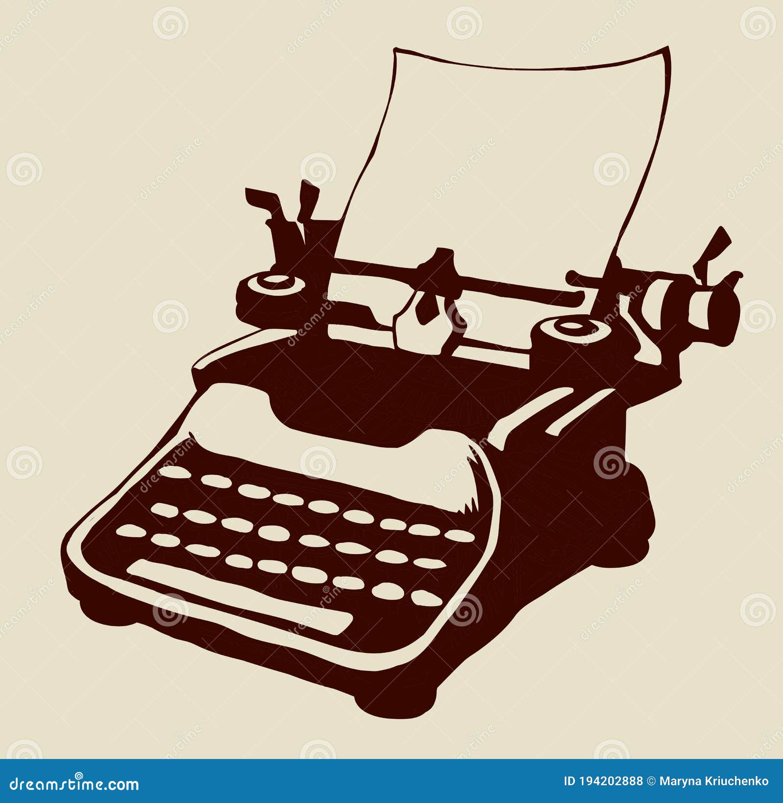 Máquina De Escribir. Icono De Dibujo Vectorial Ilustración del Vector - Ilustración de secretaria, viejo: 194202888 Máquina De Escribir. Icono De Dibujo Vectorial Ilustración del Vector - Ilustración de secretaria, viejo: 194202888