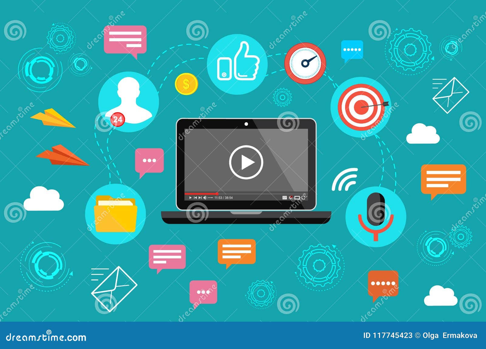 Marketing Video Video Conferencia Webinar En Linea Comunicacion