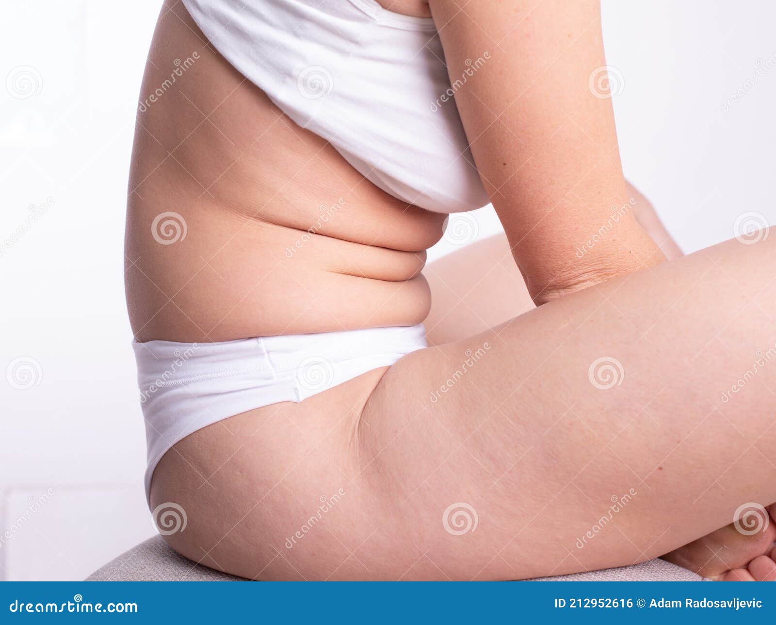 Aclarar Entrada tifón Más Mujeres De Tamaño Con Cuerpo Real Natural En Ropa Interior De Algodón  Imperfecto No Ideal Sobrepeso Foto de archivo - Imagen de problema,  lifestyle: 212952616