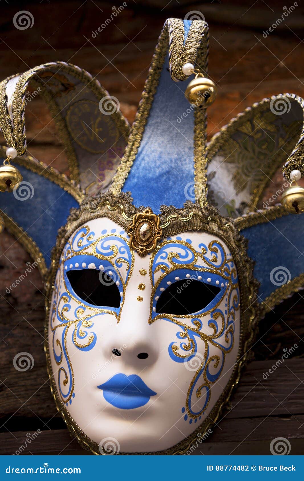 Foto De Stock Máscara Carnaval Venecia Italia, Libre De Derechos