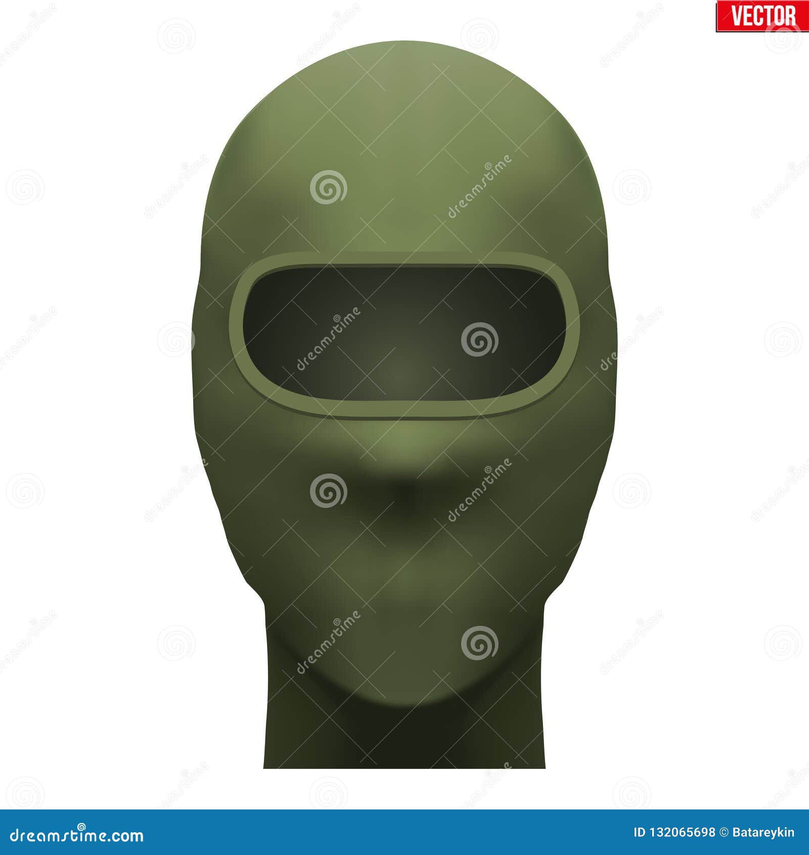 Máscara Verde Del Cazador Del del Vector - Ilustración de cazador, accesorio: 132065698