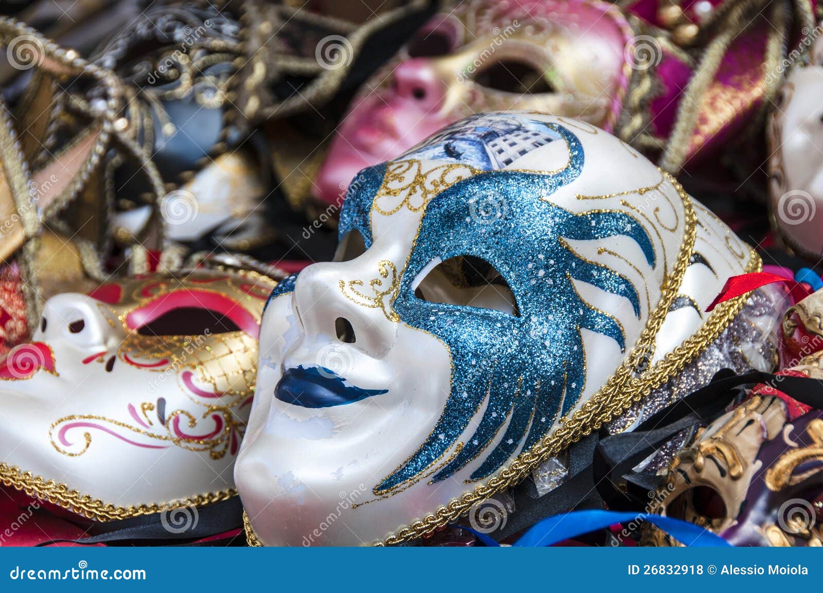 Foto De Stock Máscara Carnaval Venecia Italia, Libre De Derechos