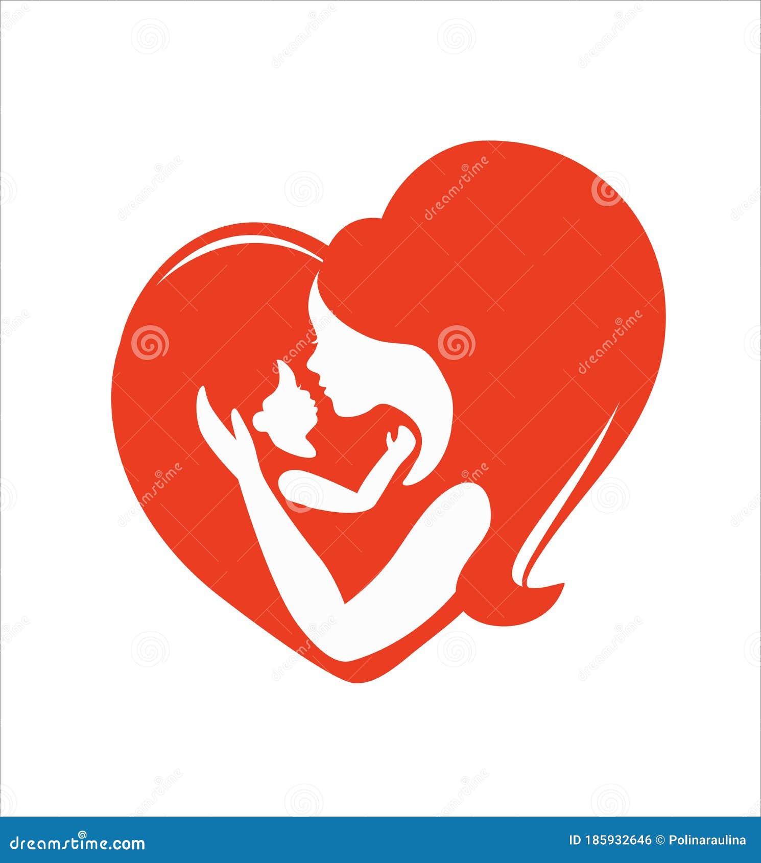 Mere Avec Un Bebe Illustration De Vecteur Illustration Du Main