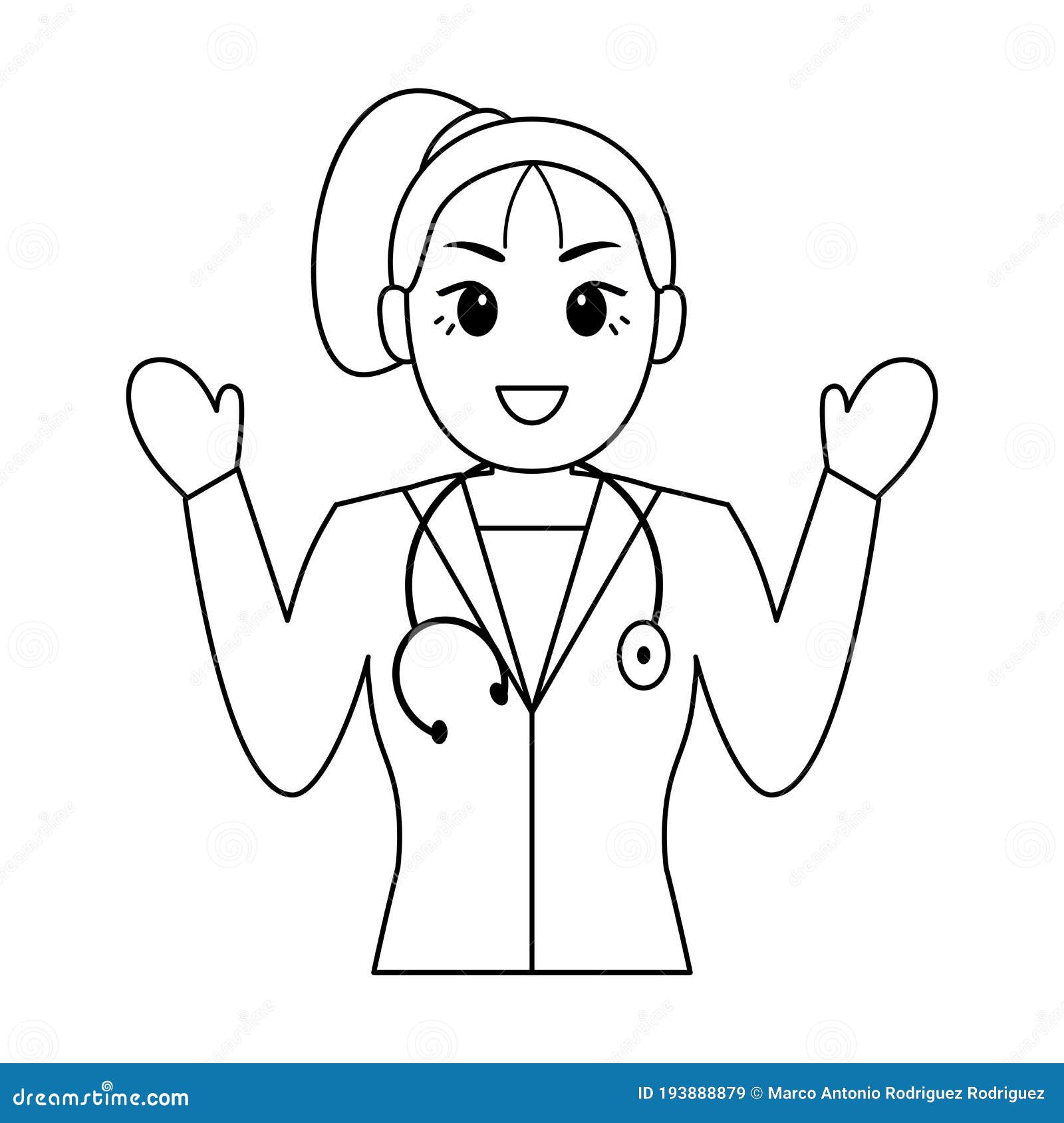 Desenho Animado Médico De Mulher Isolada. Profissional De Medicina - Vector  Royalty Free SVG, Cliparts, Vetores, e Ilustrações Stock. Image 153719764