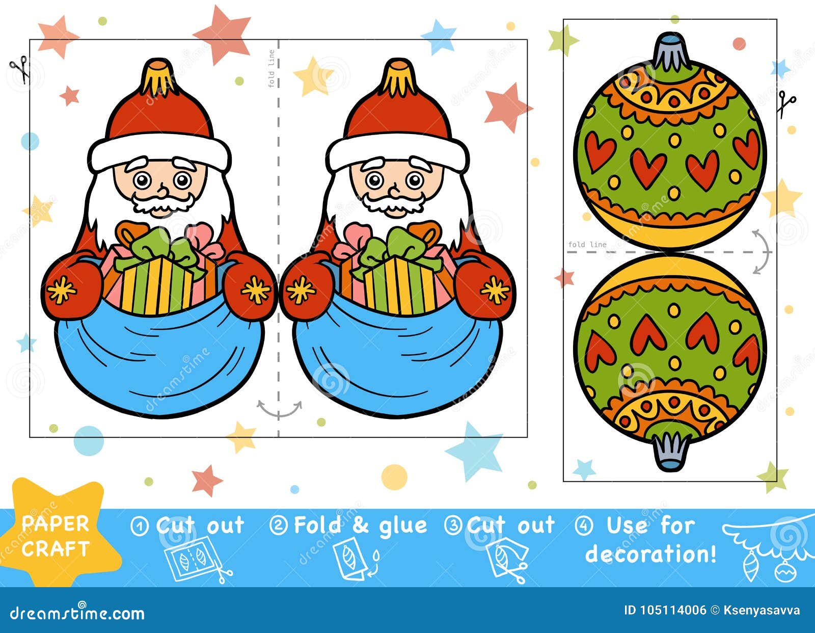 Joyeux Noël Illustration Avec Boule Ornementale Lettre De