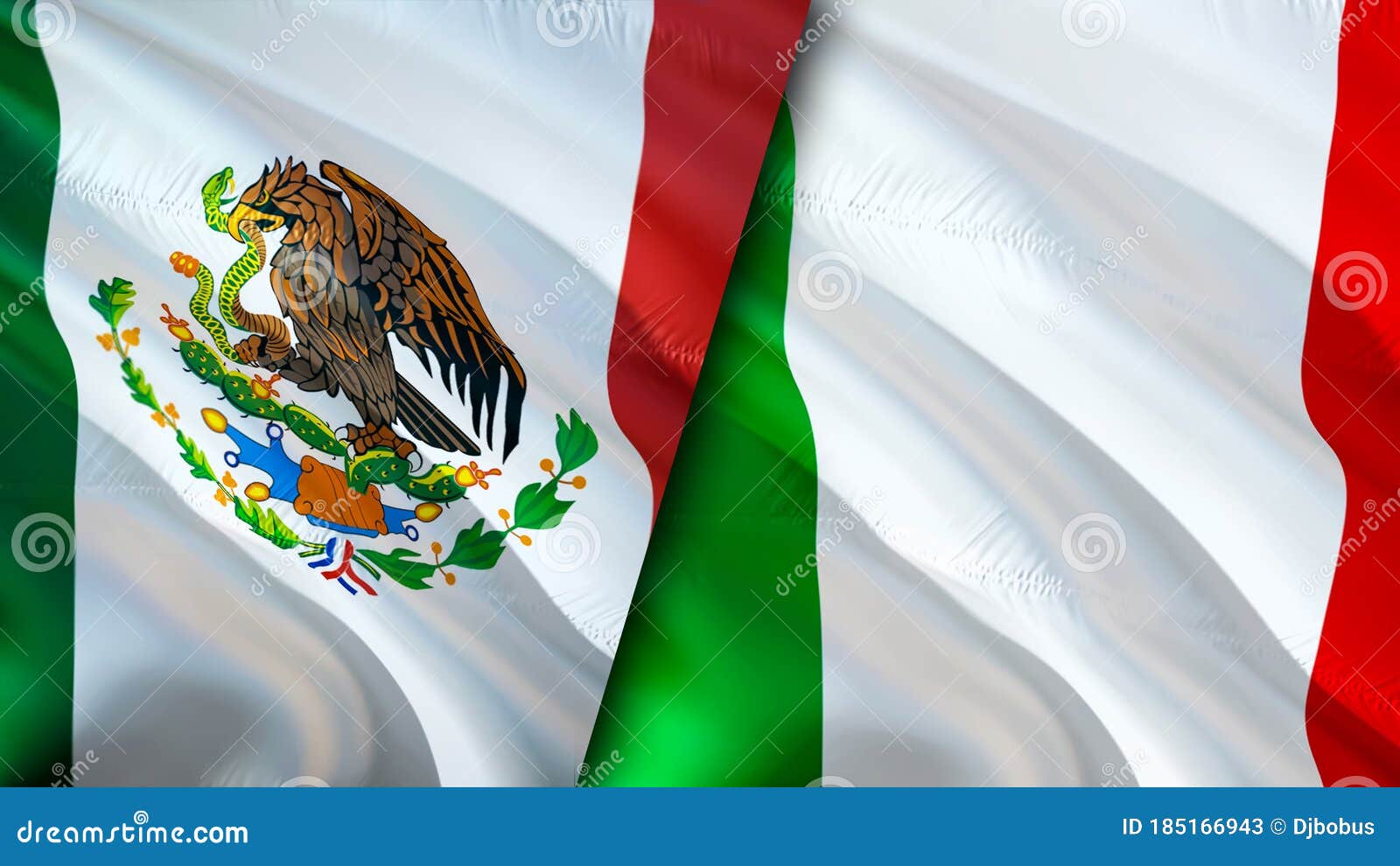 bandeira méxico e itália