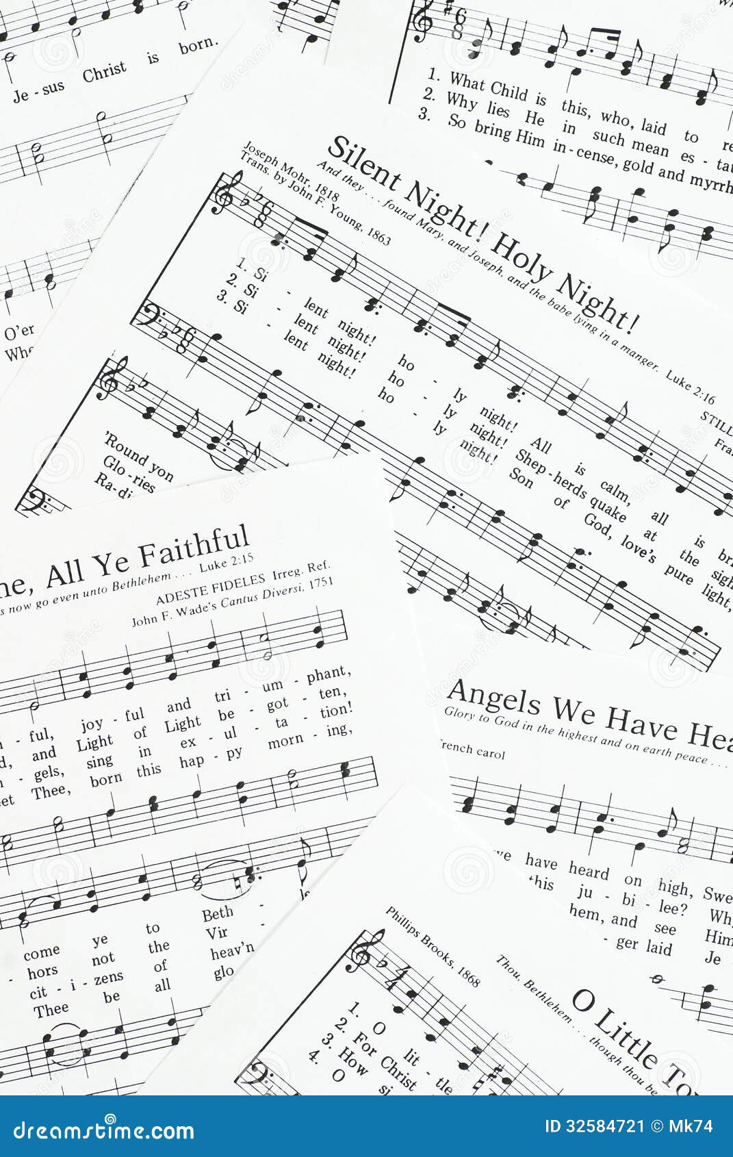 Canção de Natal imagem de stock. Imagem de musical, folha - 32584721, image size:1071x1690