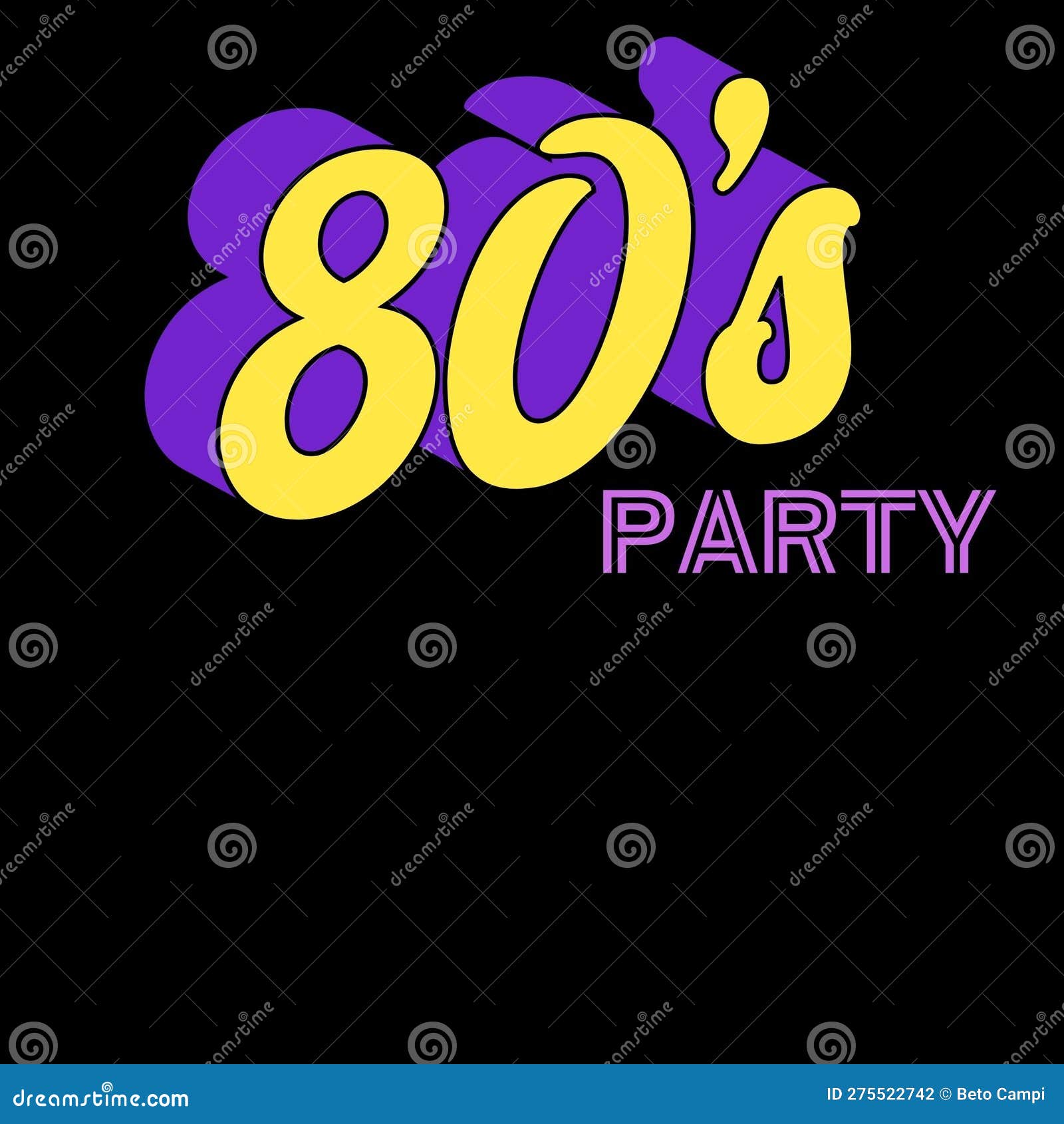 Black Background And 80s Party Writing Remembering The 80s In Vintage black-background-and-80s-party-writing-remembering-the-80s-in-vintage