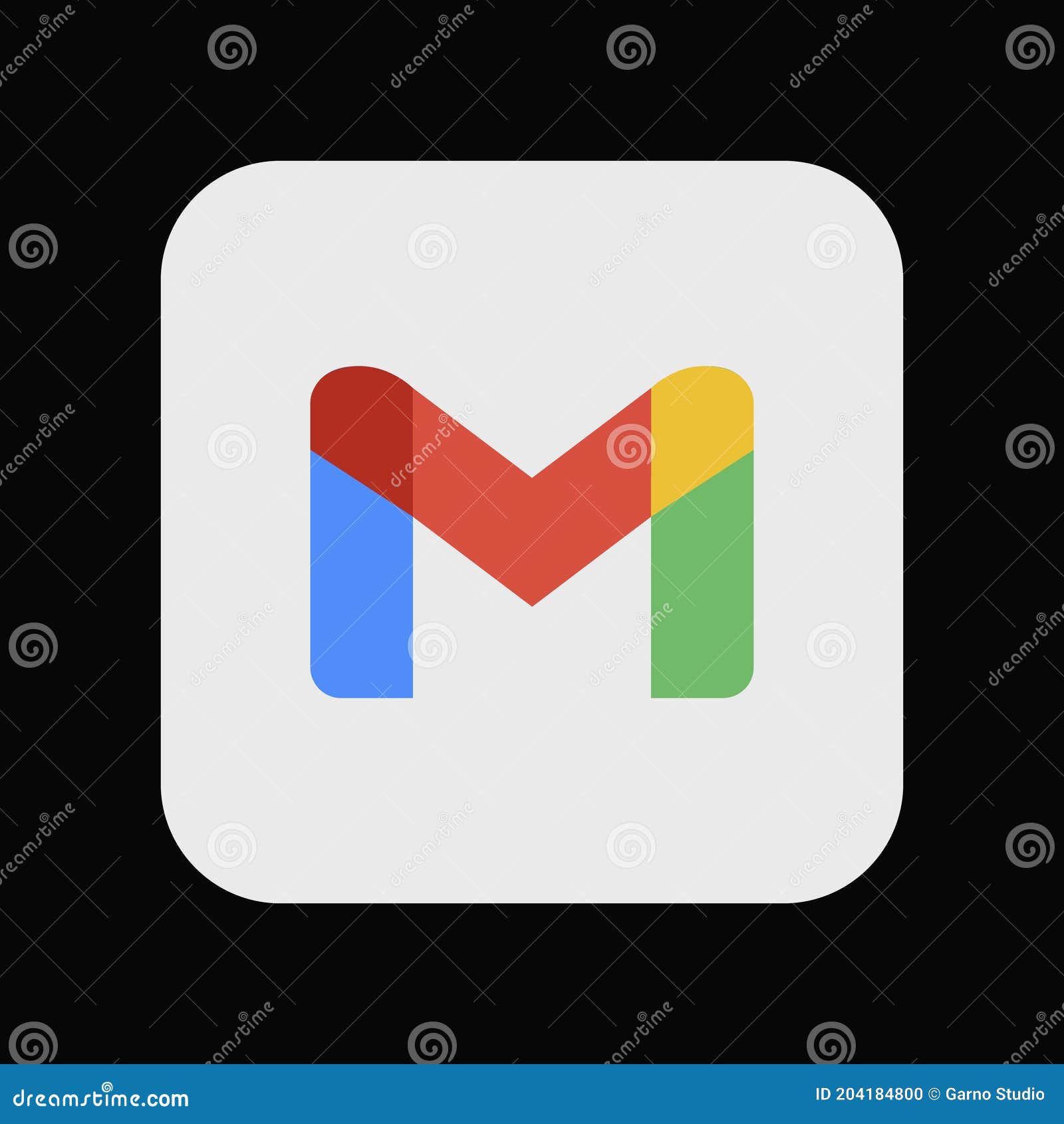 Gmail Logo App Icon Editorial Image Illustration Of Logo 204184800