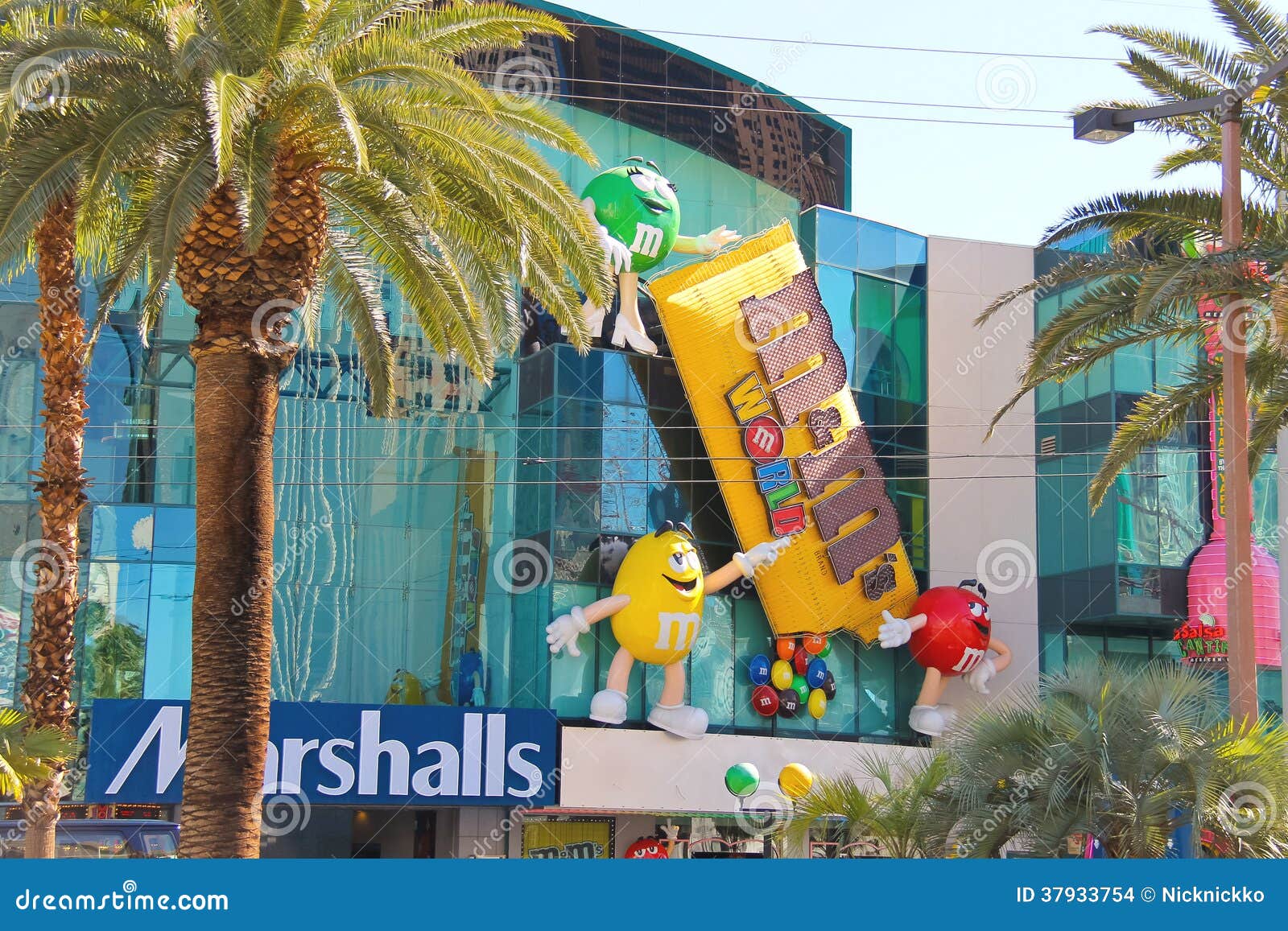 M&M S World on the Strip of Las Vegas. Editorial Stock Image Image of shaped, color 37933754