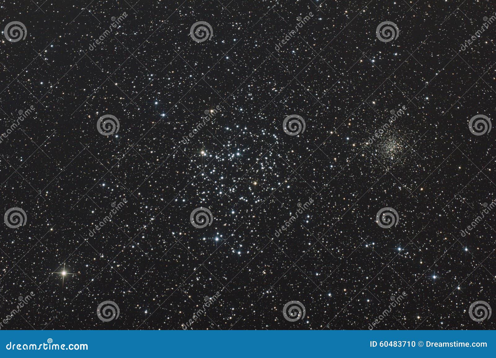 M35 Star Clusters Stock Photo Image Of Clusters Star 60483710