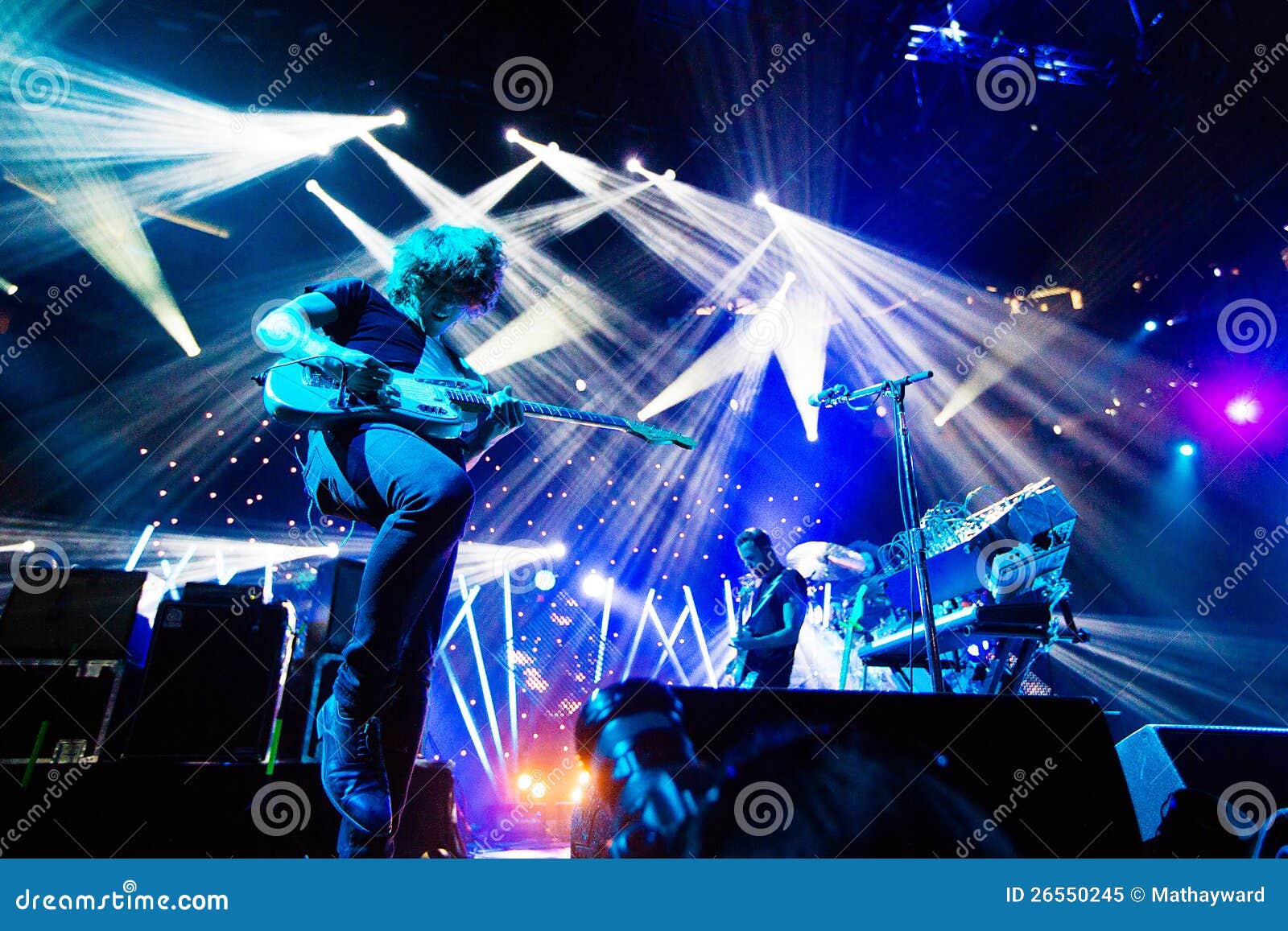M83 concert at Bumbershoot editorial image. Image of playing 26550245