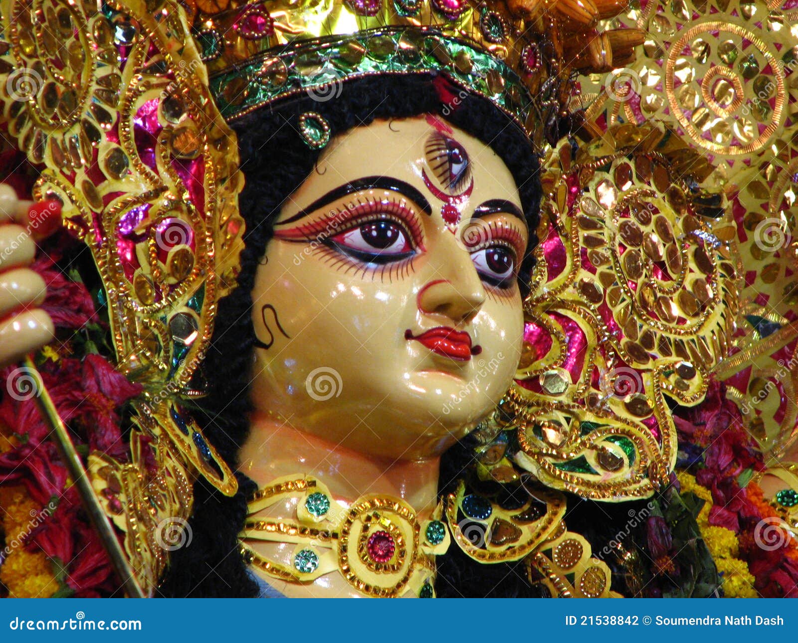 Maa Durga sculpture stock photo. Image of sculpture, hindu - 21538842
