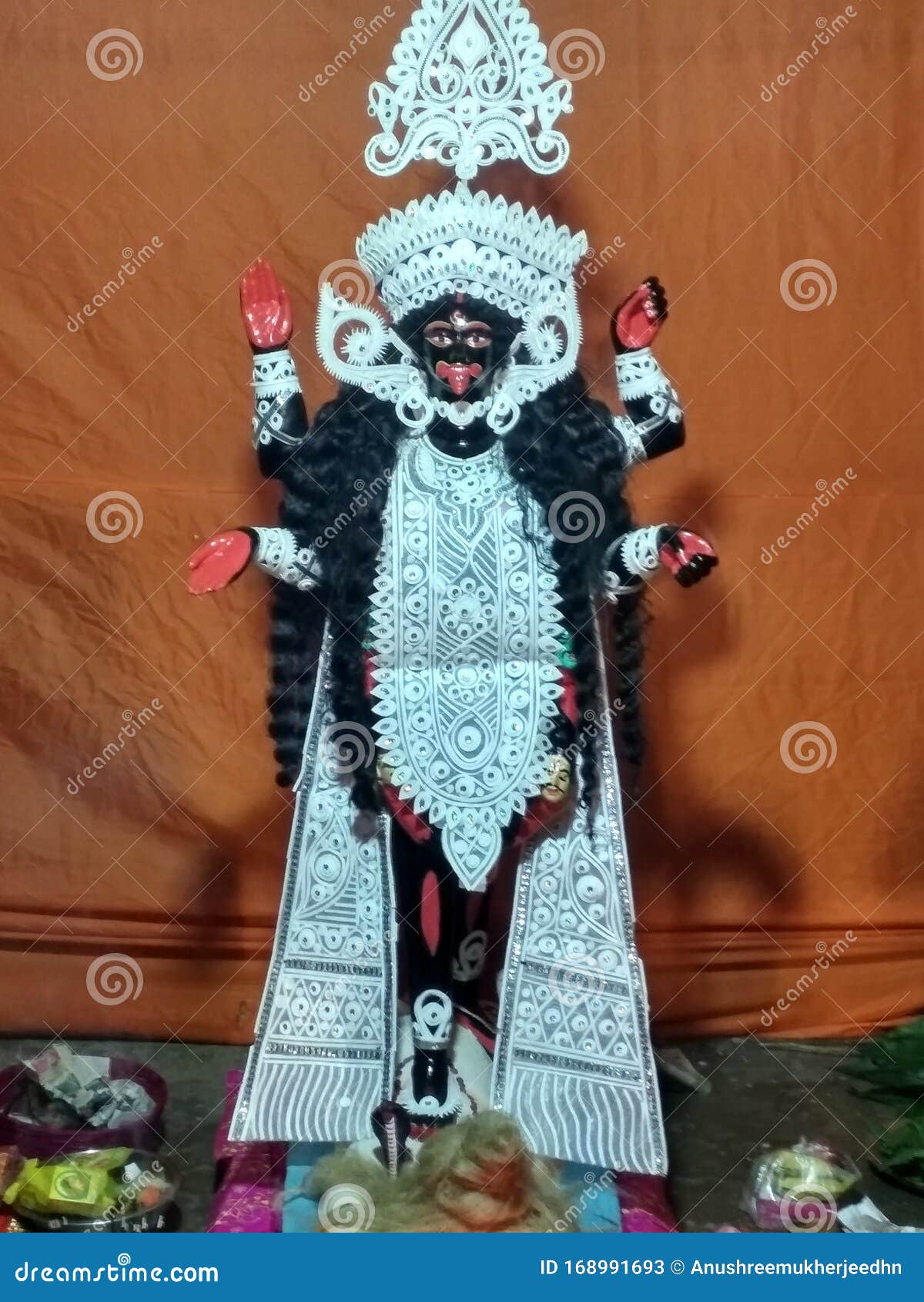 Maa Kali Idol for Kali Puja Stock Image - Image of body, bihari: 168991693