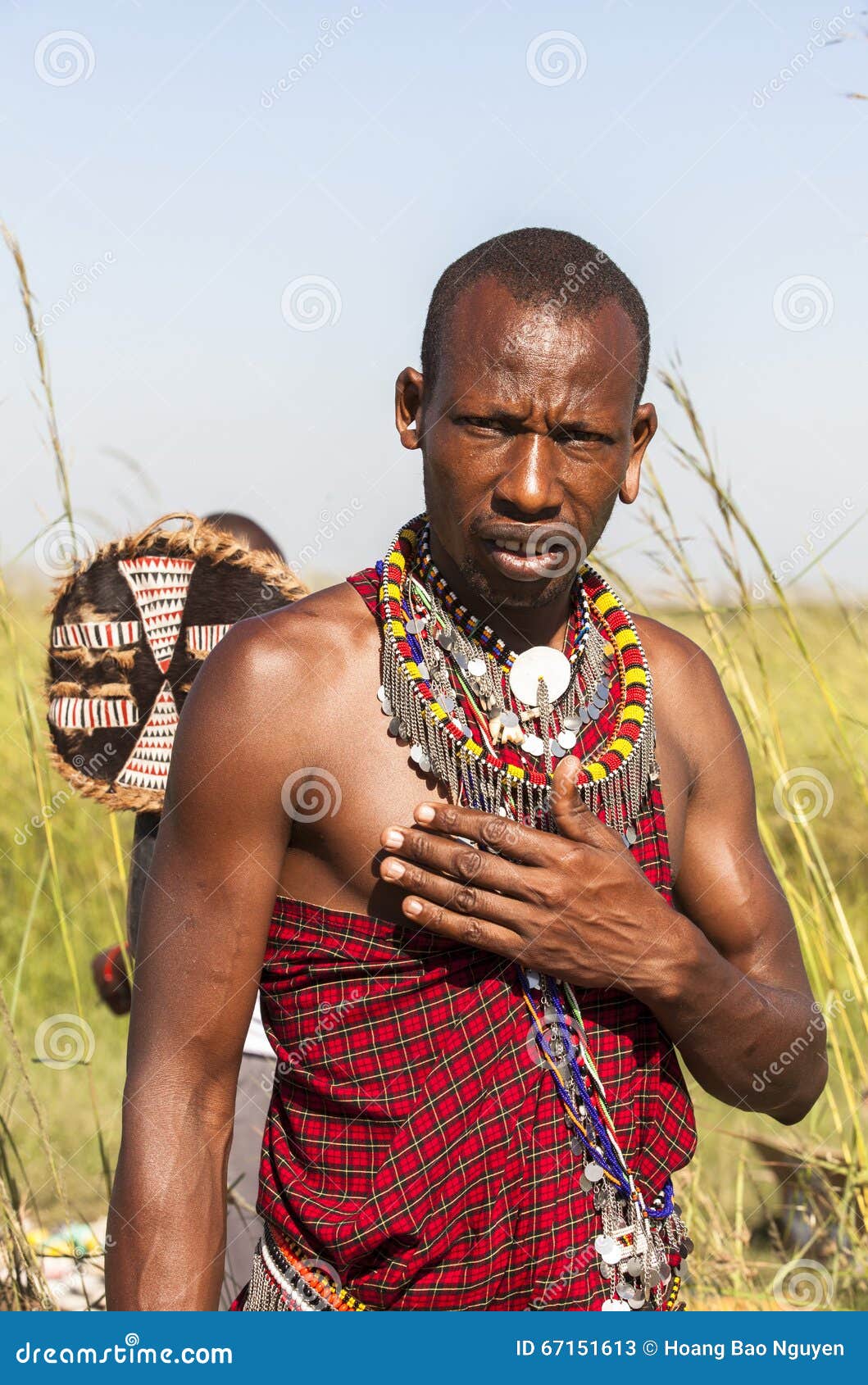 MAASAI PEOPLE in MASAI MARA PARK, KENYA Editorial Stock Photo - Image ...