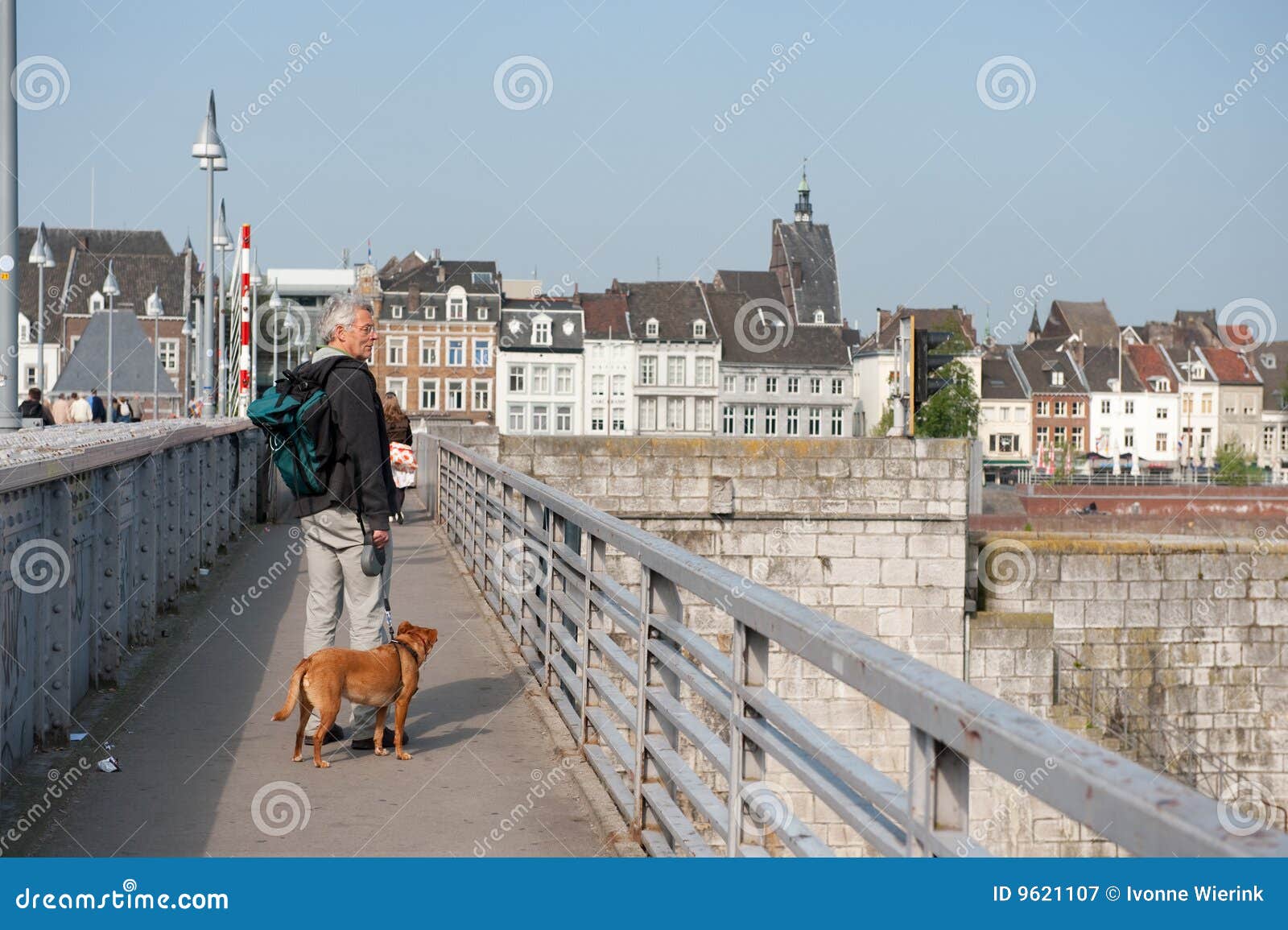 Maastricht stock image. Image of water, maastricht, backback - 9621107