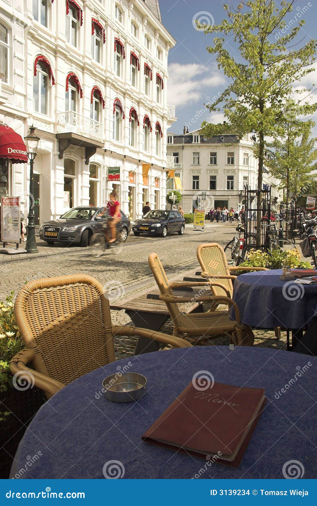 Maastricht cafe stock photo. Image of city, cafe, holland 3139234