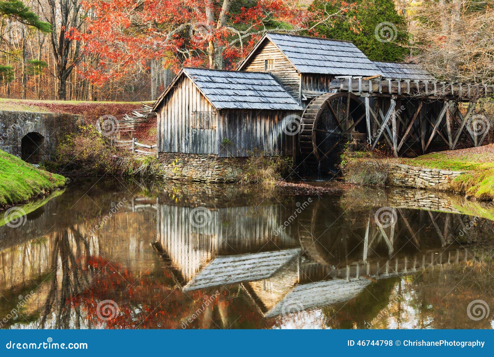 mabry mill on the blue ridge parkway in virginia, usa