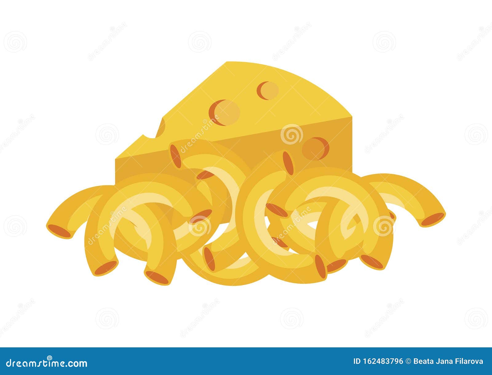 macaroni and cheese cartoon