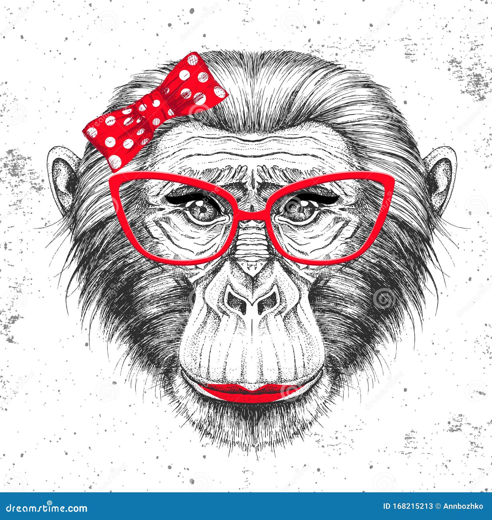 Engraçado Macaco Chimpanzé Vetor Cabeça imagem vetorial de  focus_bell@hotmail.co.th© 348065558