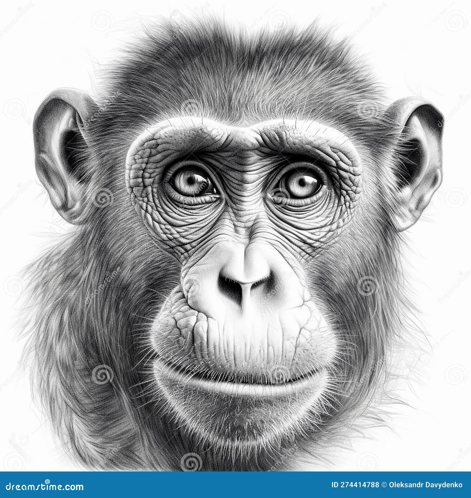 Desenho macaco chimpanzé, cara de macaco, branco, rosto, lápis png