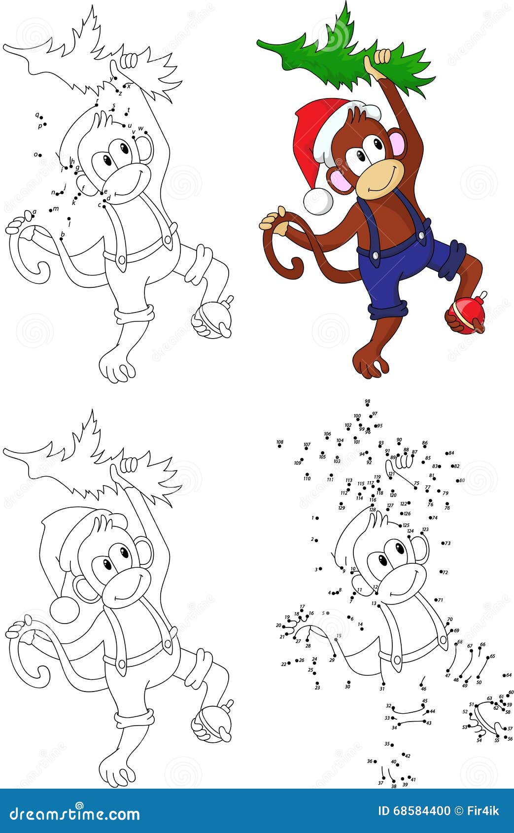 Macaco para colorir - Jardim Zoológico