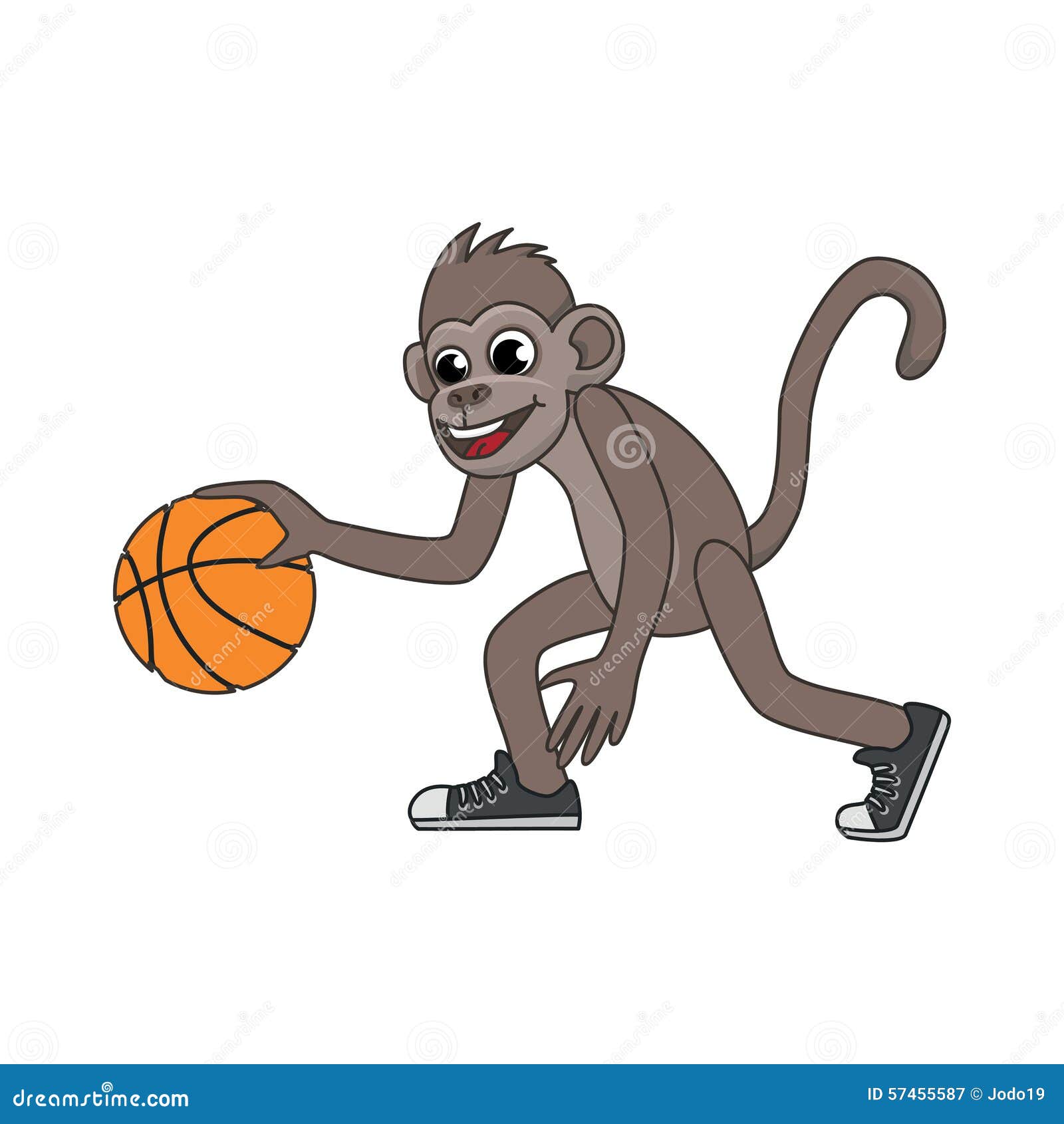 Vector Desenhos Animados Que Joga Macaco Clipart Clipart Macaco