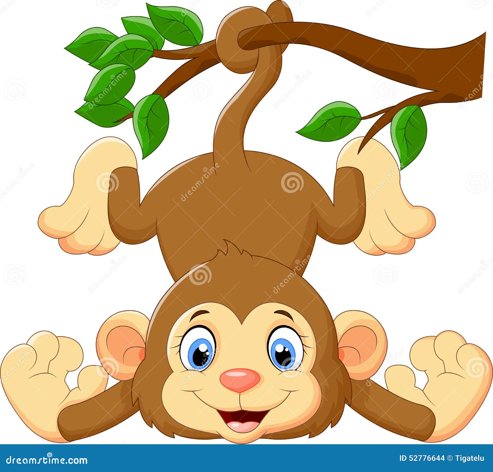 Animais de macaco engraçados com contos longos ilustração vetorial imagem  vetorial de greenpic.studio© 339830134