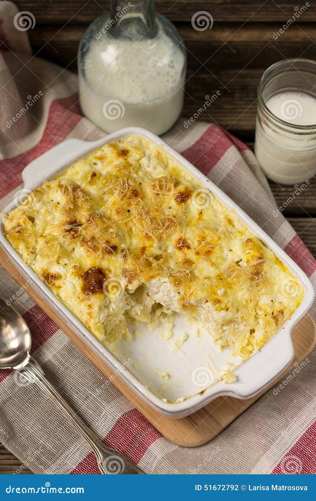 Macaroni and Cheese Gratin with Feta Stock Photo Image of meal