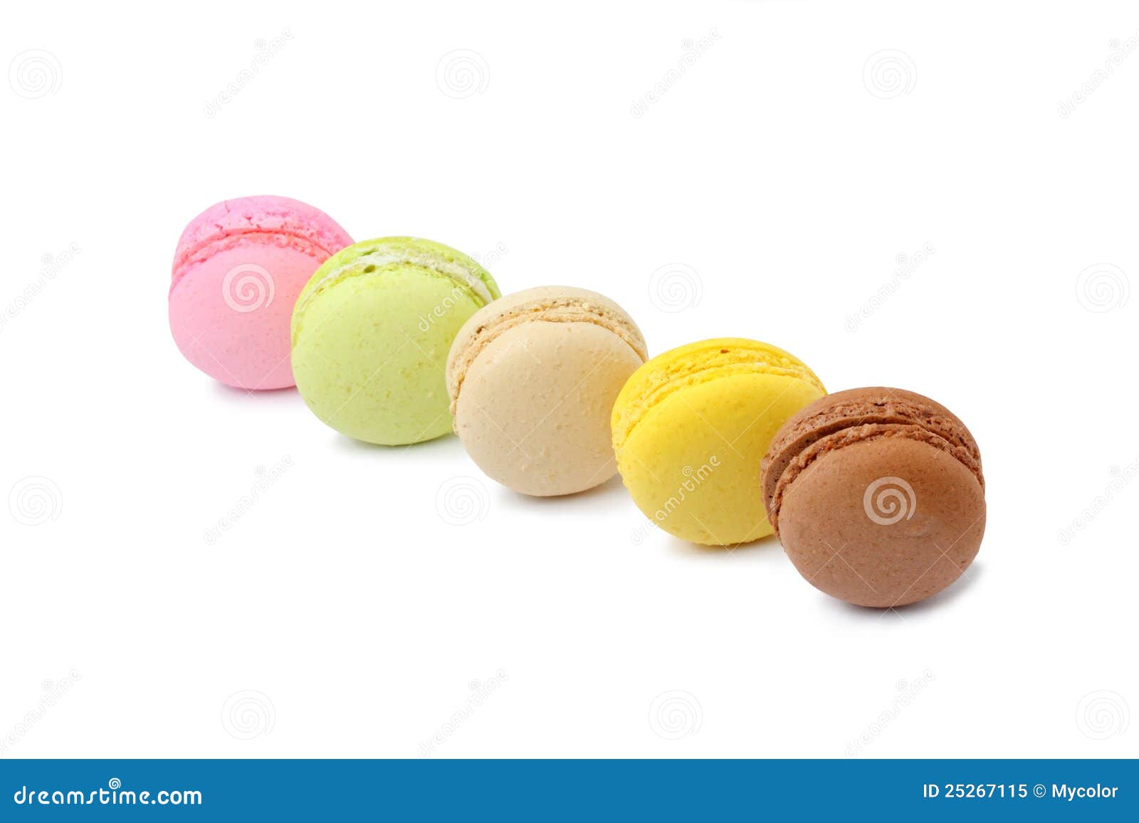 Macarons stock image. Image of buttercream, almond, food - 25267115