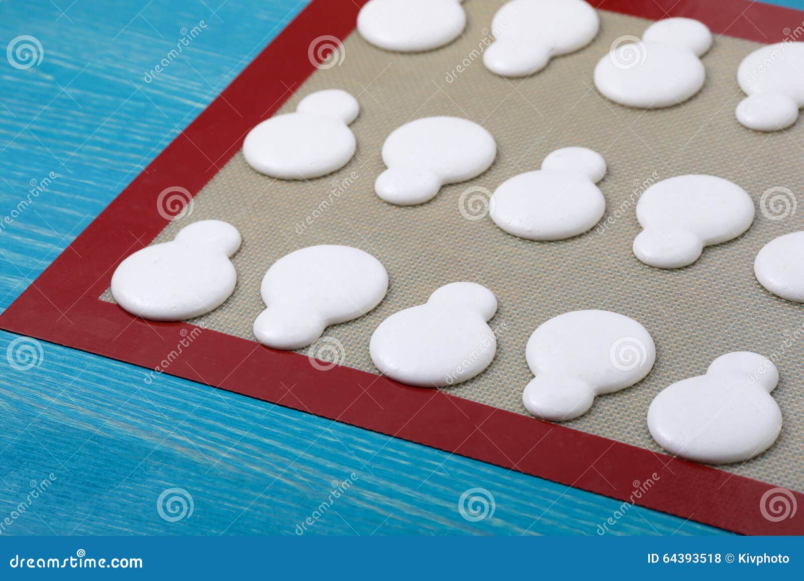 Zerodis 2 Pezzi 30 Fori Macaron Pad, Silicone Antiaderente Macaron