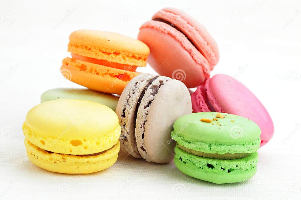 Macaroon stock image. Image of coffee, baked, biscuit - 23643827