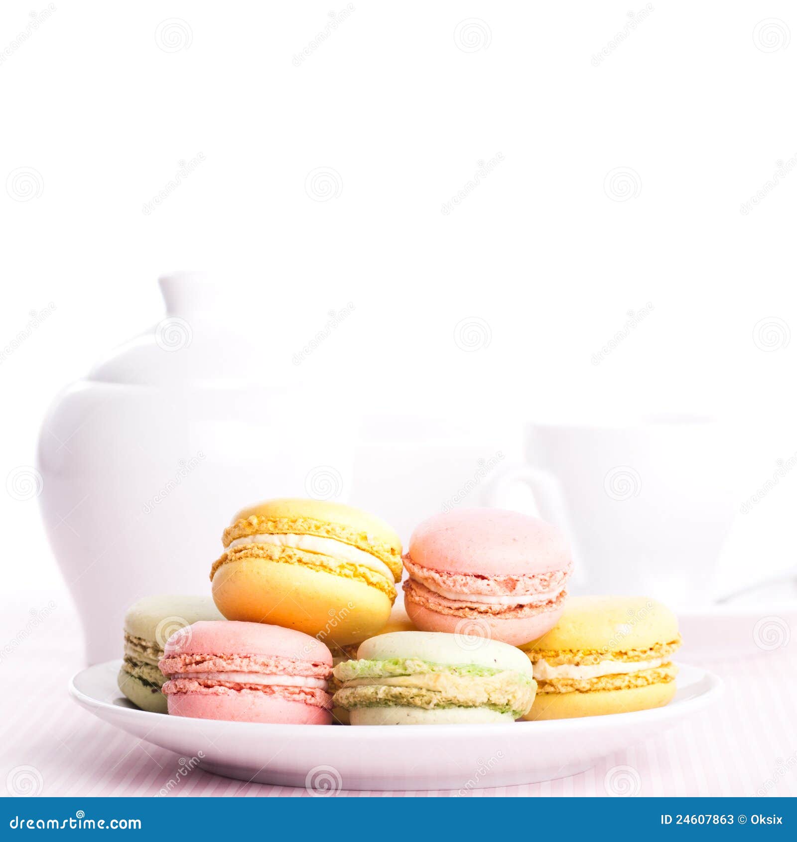 Macaroons stock image. Image of food, cookie, bright - 24607863