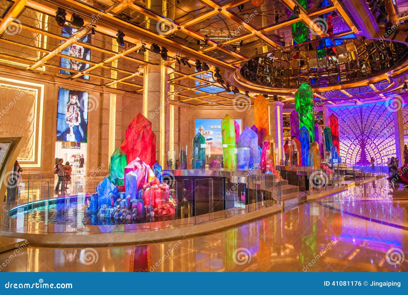 Macau Galaxy Casino Crystal Palace Editorial Photo - Image of historic