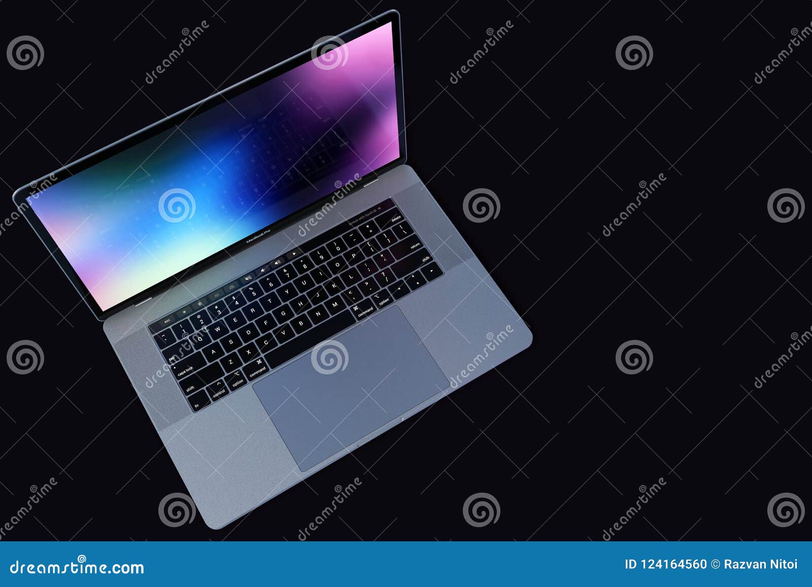 MacBook赞成15英寸便携式计算机黑暗