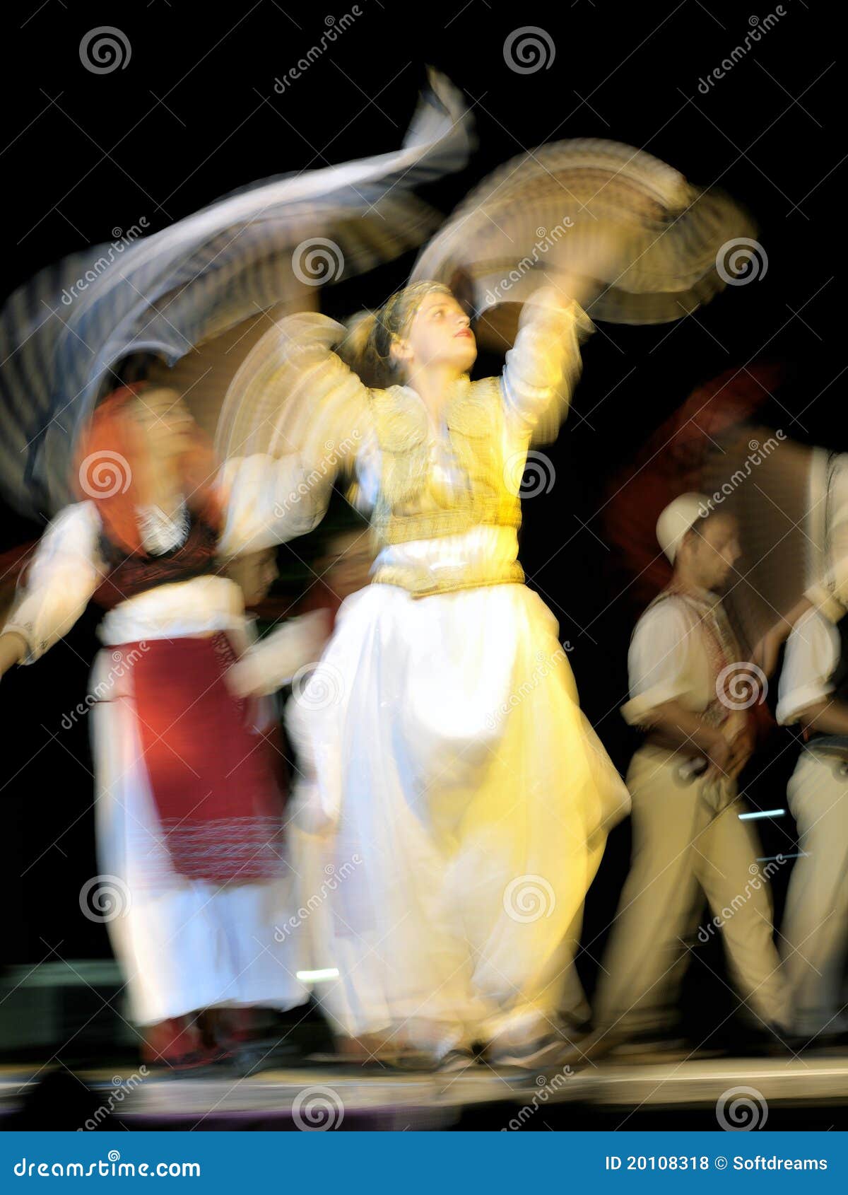 Macedonia Dance Macedonian Dance Ensemble Stage Performance Varna Bulgaria Makedonia is