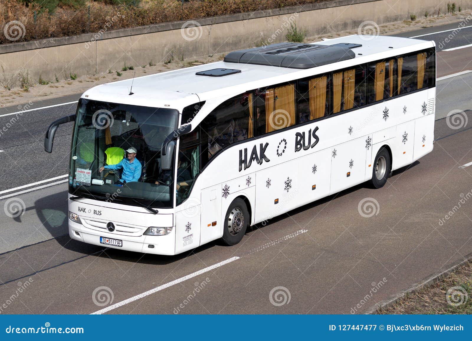HAK BUS intercity bus editorial photography. Image of kommerc 127447477