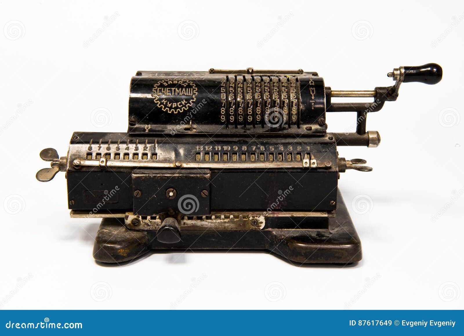 Machine De Compte Mécanique De Vintage Image stock éditorial - Image du  prévoyez, dispositif: 87617649