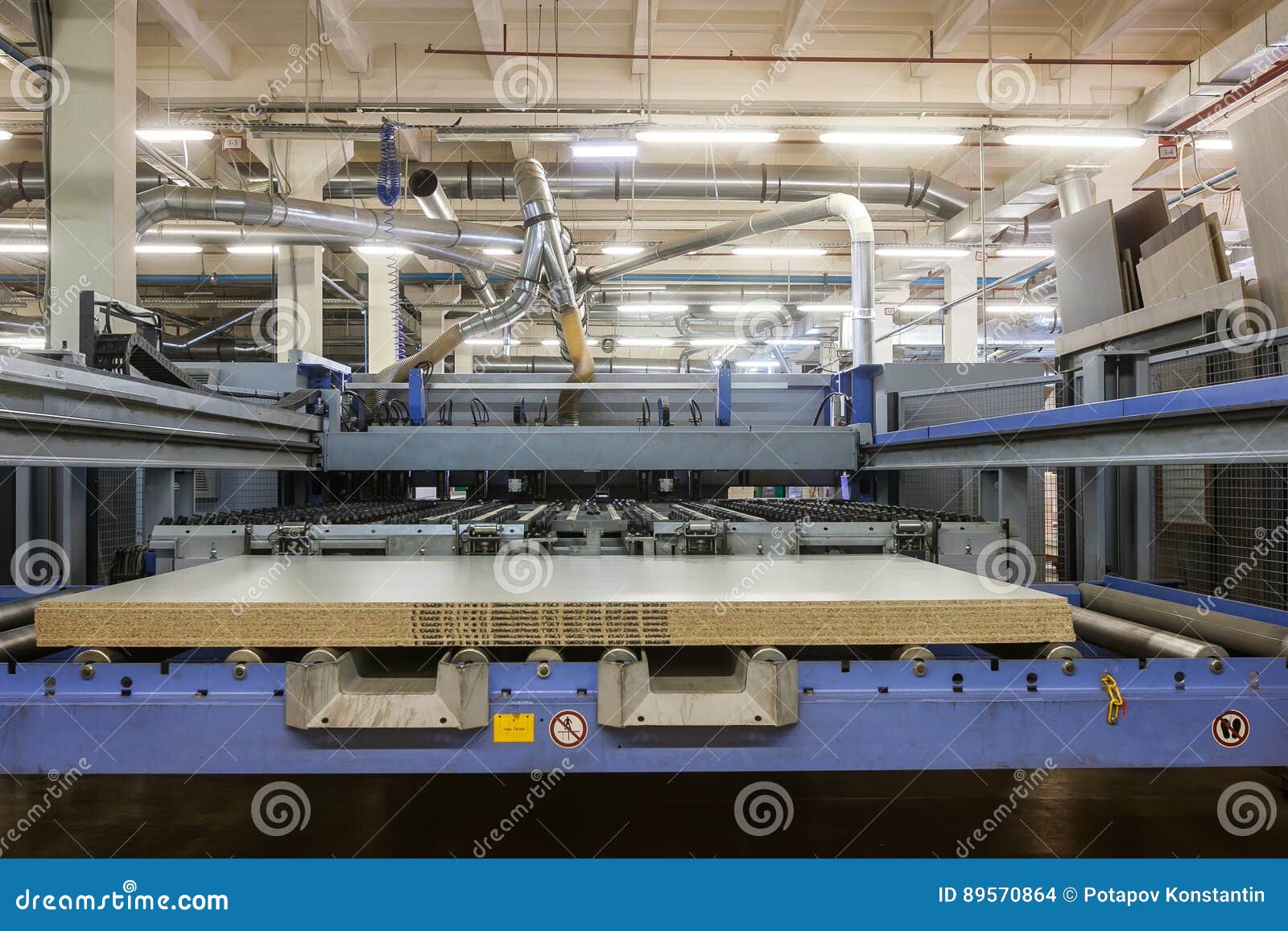 The Machine at the Furniture Factory Stock Photo Image of industry