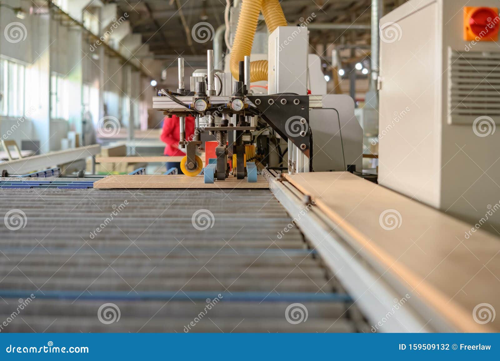 Machine Handling Plywood in Factory Stock Photo Image of industrial
