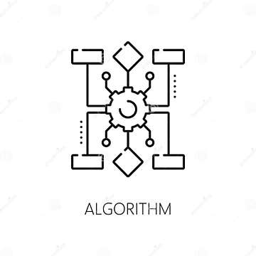 Machine Learning Algorithm Artificial Intelligence Stock Vector ...