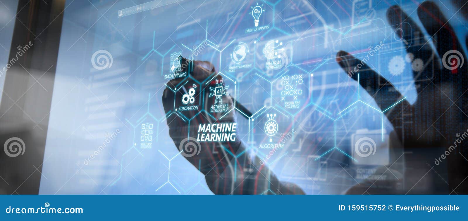 Machine Learning Technology Diagram With Artificial Intelligence Ai Machine Learning Technology Diagram With Artificial Intelligence Ai