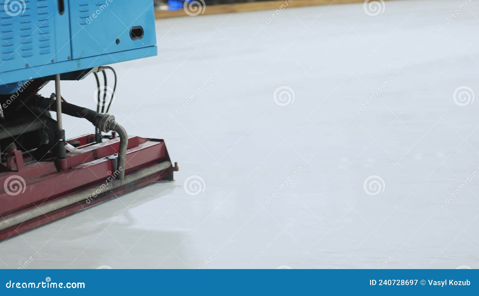 Machine Levels the Ice on the Rink Stock Video Video of preparation, smooth 240728697