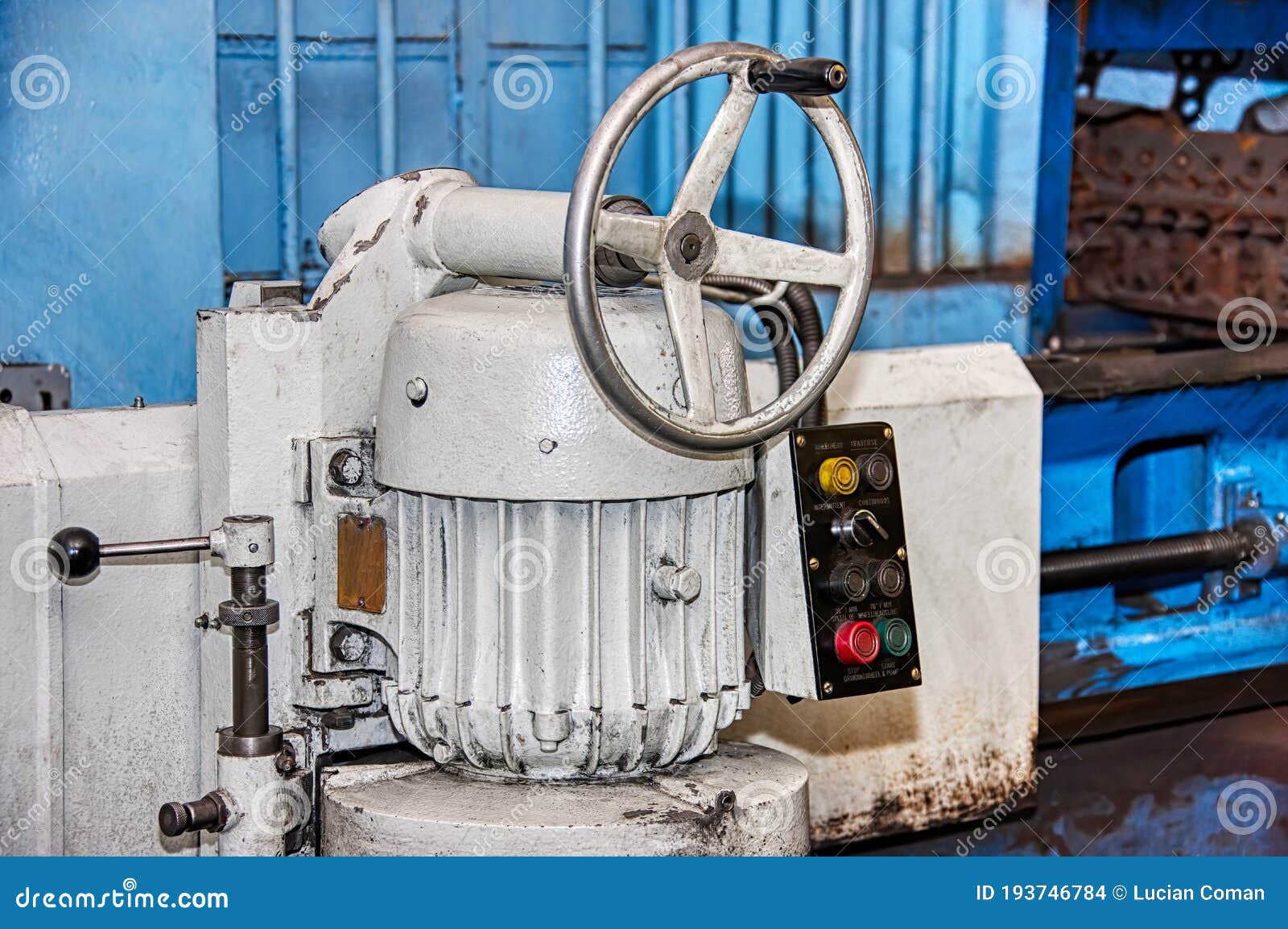Machine Skimming Head Cylinder Stock Photo Image of industry