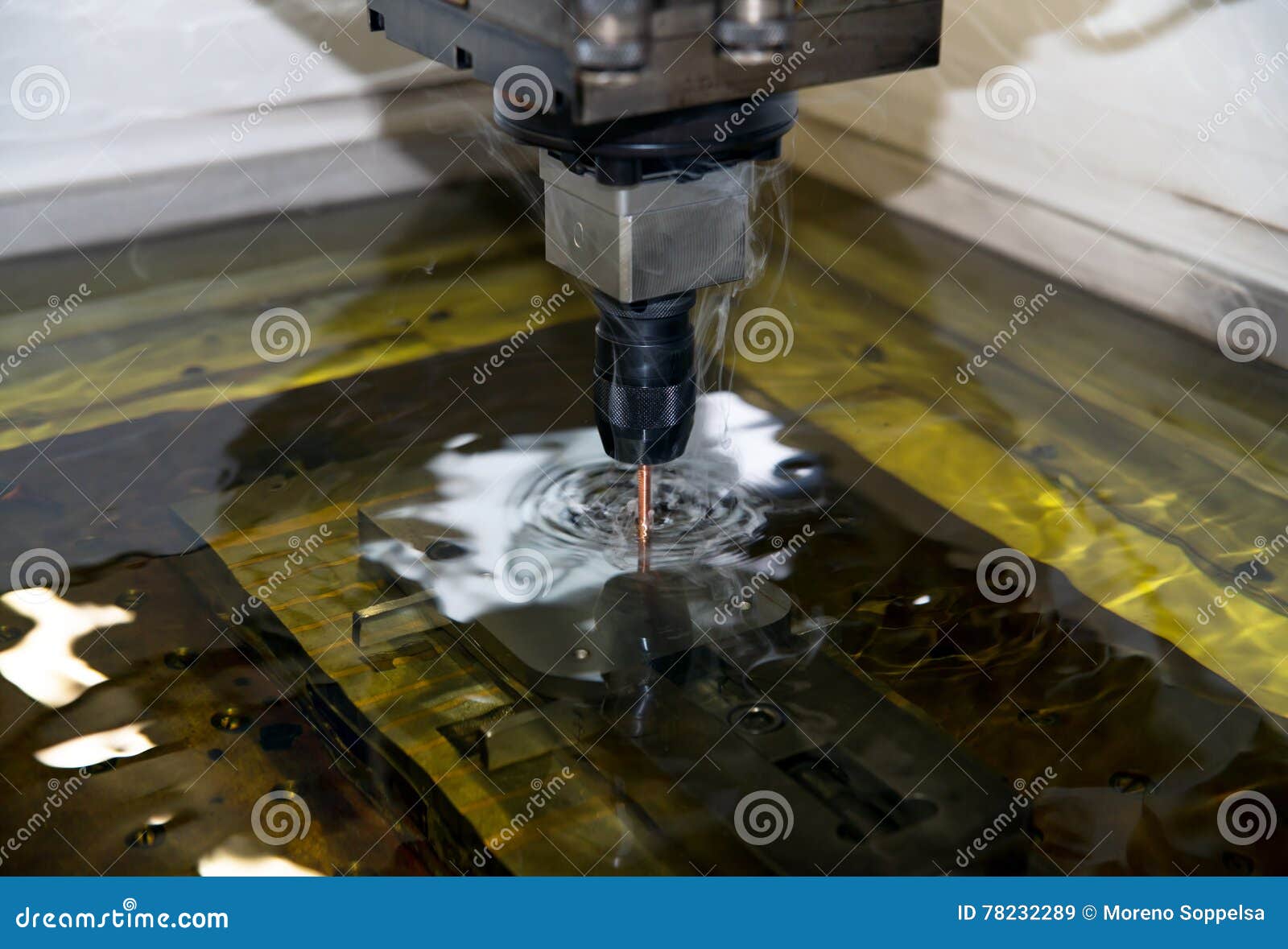 Machine Tools with Computer Numerical Control (CNC) Stock Image Image